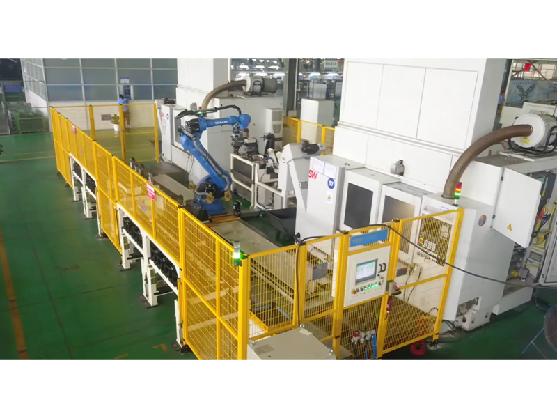 地轨机械手上下料